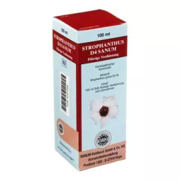 STROPHANTHUS D 4 Sanum-dråper, 100 ml