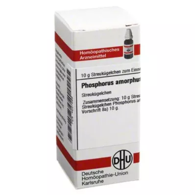 PHOSPHORUS AMORPHUS D 12 globuler, 10 g PHOSPHORUS AMORPHUS D 12 globuler, 10 g