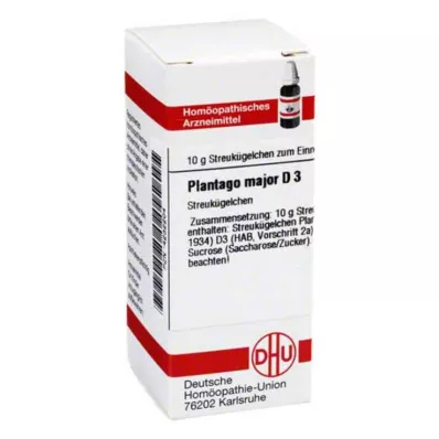 PLANTAGO MAJOR D 3 kuler, 10 g