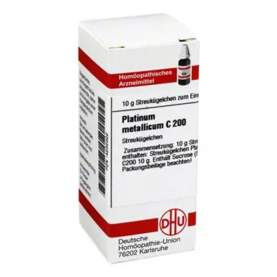 PLATINUM METALLICUM C 200 globuler, 10 g