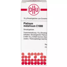 PLATINUM METALLICUM C 1000 globuler, 10 g