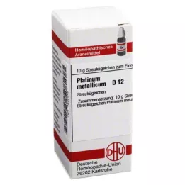 PLATINUM METALLICUM D 12 globuler, 10 g