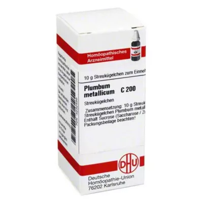 PLUMBUM METALLICUM C 200 globuler, 10 g PLUMBUM METALLICUM C 200 globuler, 10 g