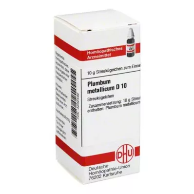 PLUMBUM METALLICUM D 10 globuler, 10 g PLUMBUM METALLICUM D 10 globuler, 10 g