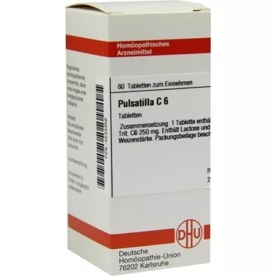 PULSATILLA C 6 tabletter, 80 stk