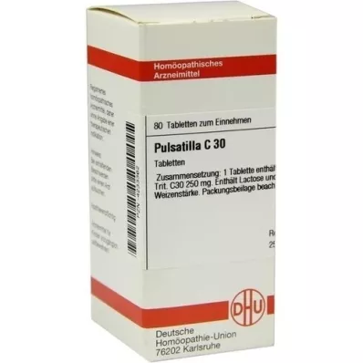 PULSATILLA C 30 tabletter, 80 stk