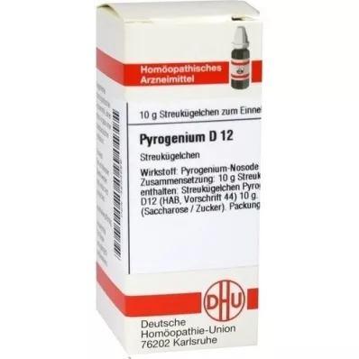 PYROGENIUM D 12 globuler, 10 g