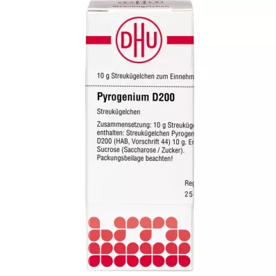 PYROGENIUM D 200 globuler, 10 g