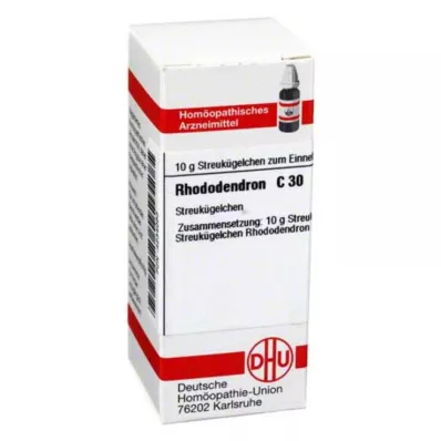 RHODODENDRON C 30 globuler, 10 g