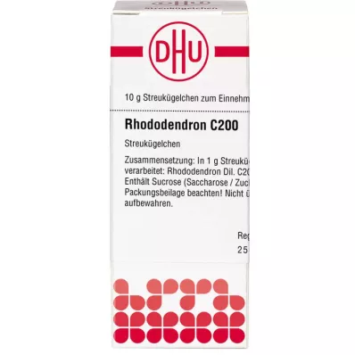 RHODODENDRON C 200 globuler, 10 g