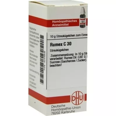 RUMEX C 30 globuler, 10 g