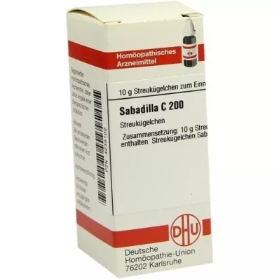 SABADILLA C 200 globuler, 10 g
