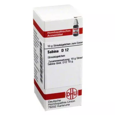 SABINA D 12 globuler, 10 g SABINA D 12 globuler, 10 g