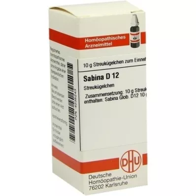 SABINA D 12 globuler, 10 g