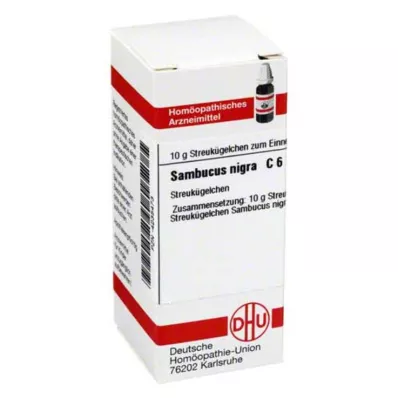 SAMBUCUS NIGRA C 6 globuli, 10 g SAMBUCUS NIGRA C 6 globuli, 10 g