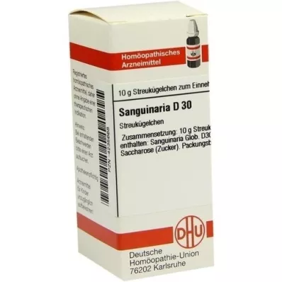 SANGUINARIA D 30 globuler, 10 g