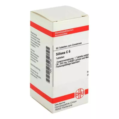 SILICEA C 6 tabletter, 80 stk SILICEA C 6 tabletter, 80 stk