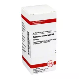 SPARTIUM SCOPARIUM D 6 tabletter, 80 stk