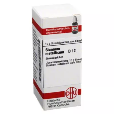 STANNUM METALLICUM D 12 globuler, 10 g
