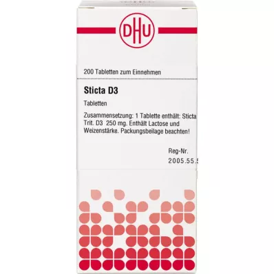 STICTA D 3 tabletter, 200 stk