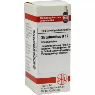 STROPHANTHUS D 12 globuler, 10 g