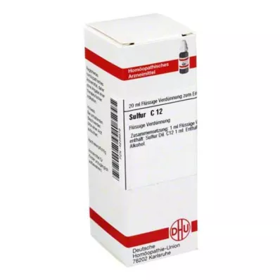 SULFUR C 12 Fortynning, 20 ml SULFUR C 12 Fortynning, 20 ml