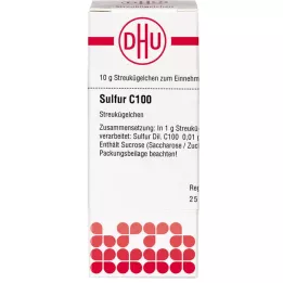 SULFUR C 100 globuler, 10 g