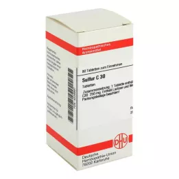 SULFUR C 30 tabletter, 80 stk