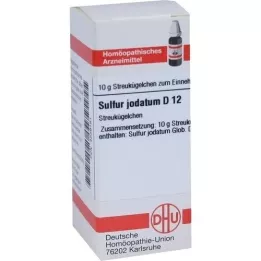 SULFUR JODATUM D 12 globuler, 10 g