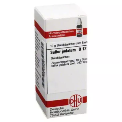 SULFUR JODATUM D 12 globuler, 10 g