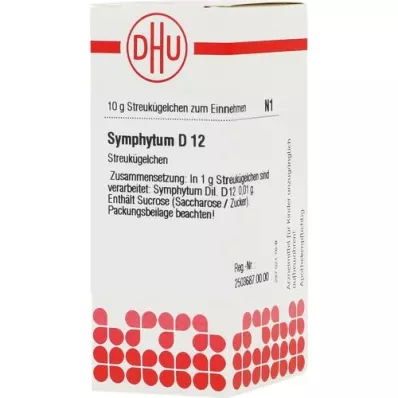 SYMPHYTUM D 12 globuler, 10 g
