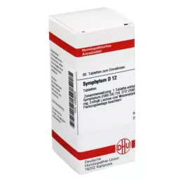 SYMPHYTUM D 12 tabletter, 80 stk