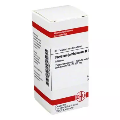 SYZYGIUM JAMBOLANUM D 6 tabletter, 80 stk