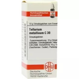 TELLURIUM metallicum C 30 kuler, 10 g