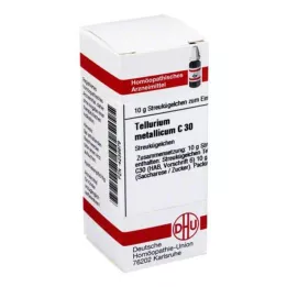 TELLURIUM metallicum C 30 kuler, 10 g