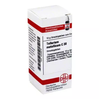 TELLURIUM metallicum C 30 kuler, 10 g
