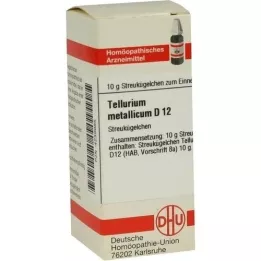 TELLURIUM metallicum D 12 kuler, 10 g