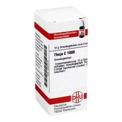 THUJA C 1000 globuler, 10 g