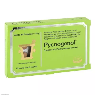 PYCNOGENOL KIEFERNRINDENEXTRAKT Pharma Nord Drag, 60 stk PYCNOGENOL KIEFERNRINDENEXTRAKT Pharma Nord Drag, 60 stk