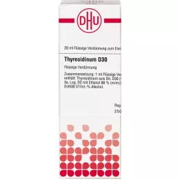 THYREOIDINUM D 30 fortynning, 20 ml