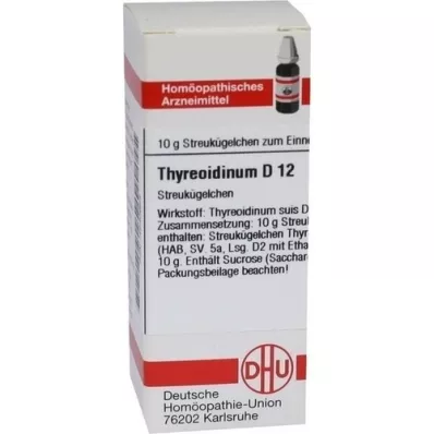 THYREOIDINUM D 12 globuler, 10 g