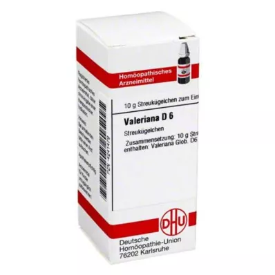 VALERIANA D 6 globuli, 10 g VALERIANA D 6 globuli, 10 g