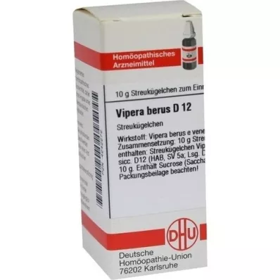 VIPERA BERUS D 12 globuler, 10 g
