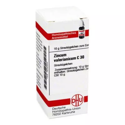 ZINCUM VALERIANICUM C 30 globuler, 10 g ZINCUM VALERIANICUM C 30 globuler, 10 g