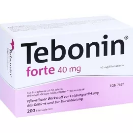 TEBONIN forte 40 mg filmdrasjerte tabletter, 200 stk