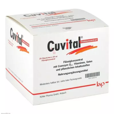 CUVITAL Drikkekonsentrat, 25X25 ml CUVITAL Drikkekonsentrat, 25X25 ml