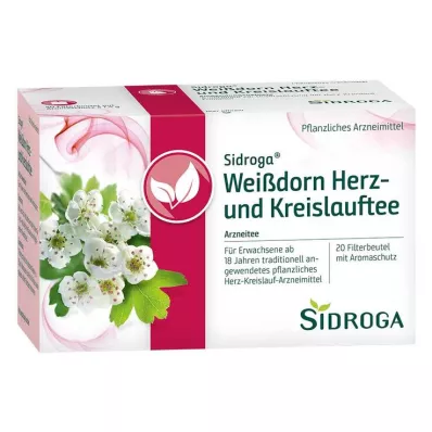 SIDROGA Hagtorn hjerte- og sirkulasjonste, filterpakke, 20X1,5 g SIDROGA Hagtorn hjerte- og sirkulasjonste, filterpakke, 20X1,5 g