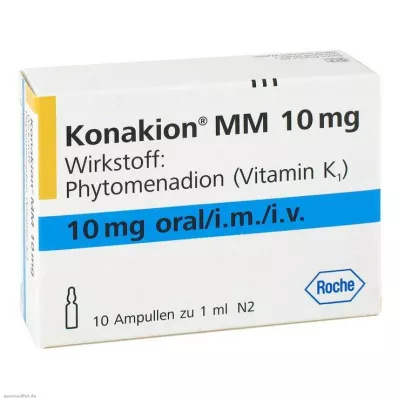 KONAKION MM 10 mg oppløsning, 10 stk KONAKION MM 10 mg oppløsning, 10 stk