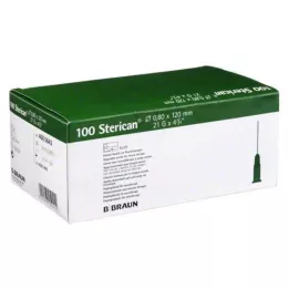 STERICAN Rør 21 Gx4 4/5 0,8x120 mm, 100 stk