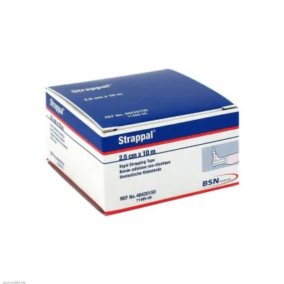STRAPPAL Tapeforbinding 2,5 cmx10 m, 1 stk